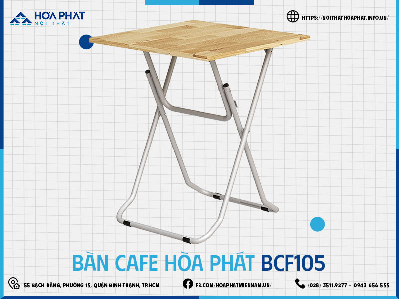 Bàn cafe Hòa Phát HP5INFO BCF105