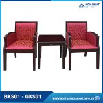 Bàn ghế khách sạn Hòa Phát HP5INFO BKS01-GKS01
