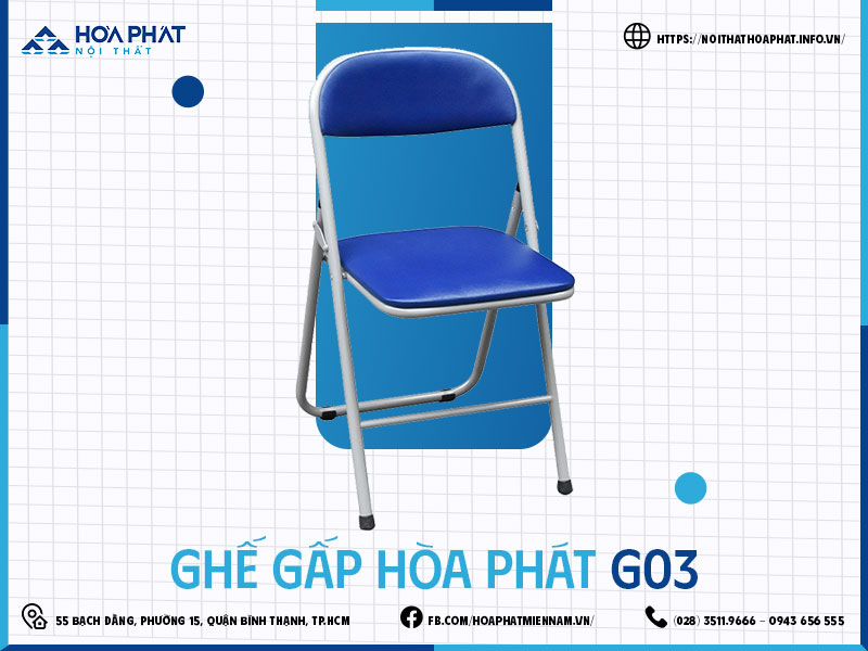 Ghế gấp Hòa Phát HP5INFO G03
