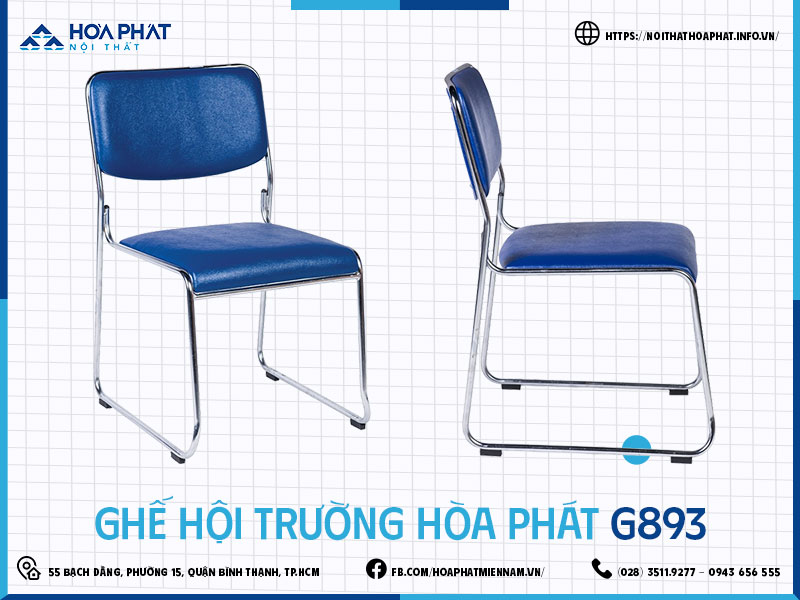 Ghế hội trường Hòa Phát HP5INFO G893