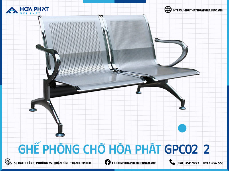 Ghế phòng chờ Hòa Phát HP5INFO GPC02-2