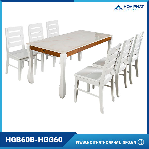 Bàn ghế ăn Hòa Phát HP5INFO HGB60B-HGG60