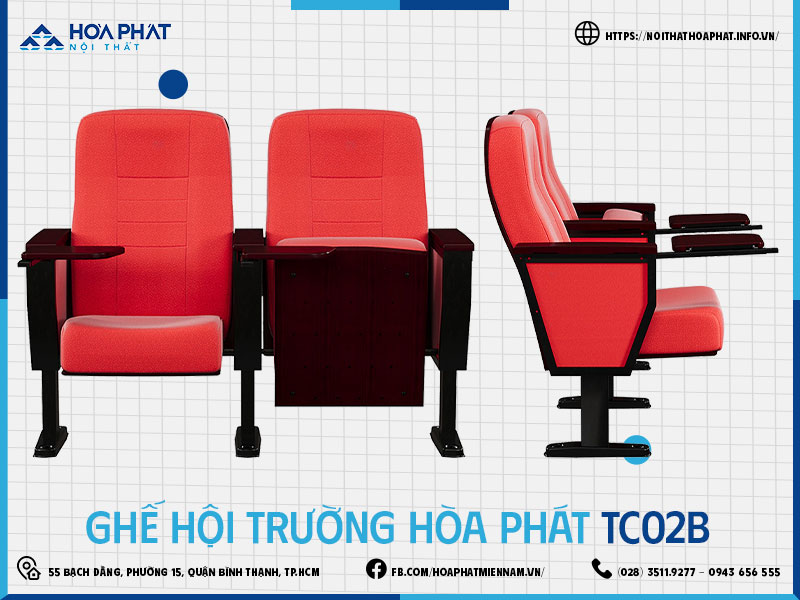 Ghế hội trường Hòa Phát HP5INFO TC02B