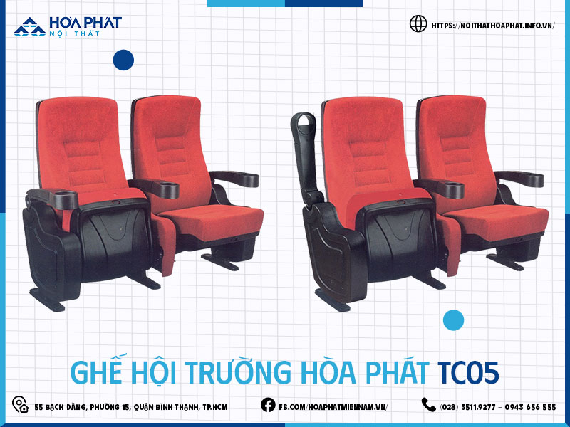 Ghế hội trường Hòa Phát HP5INFO TC05