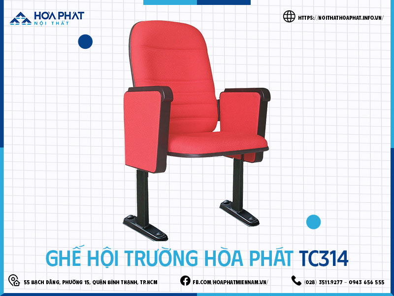 Ghế hội trường Hòa Phát HP5INFO TC314