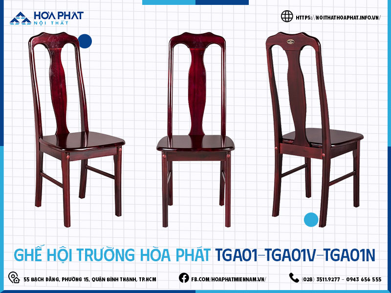 Ghế hội trường Hòa Phát HP5INFO TGA01-TGA01V-TGA01N