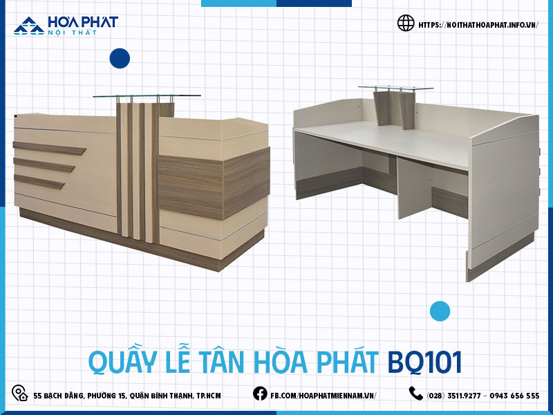 Quầy lễ tân Hòa Phát HP5INFO BQ101