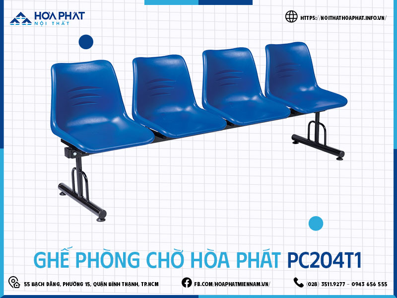 Ghế phòng chờ Hòa Phát HP5INFO PC204T1