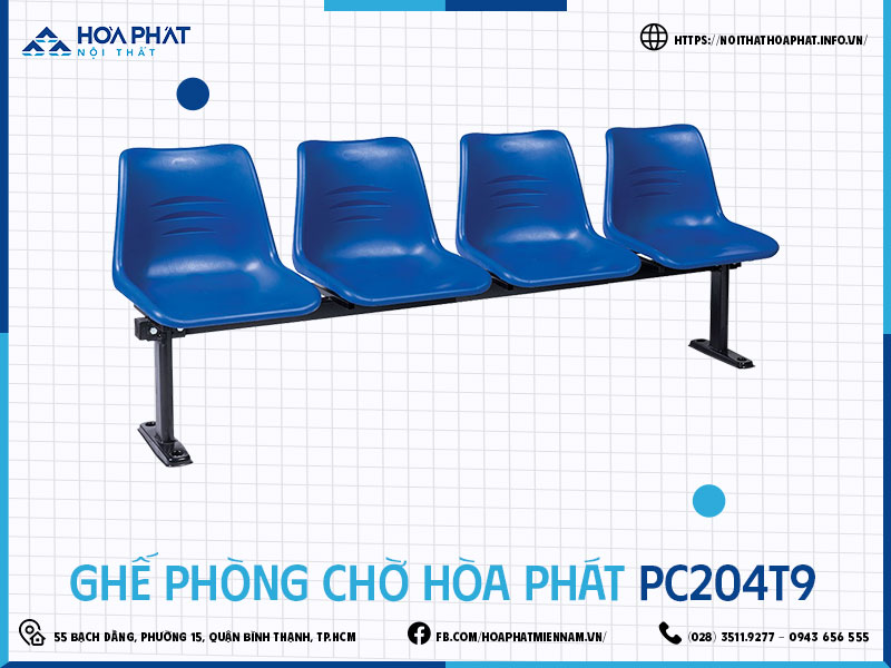 Ghế phòng chờ Hòa Phát HP5INFO PC204T9