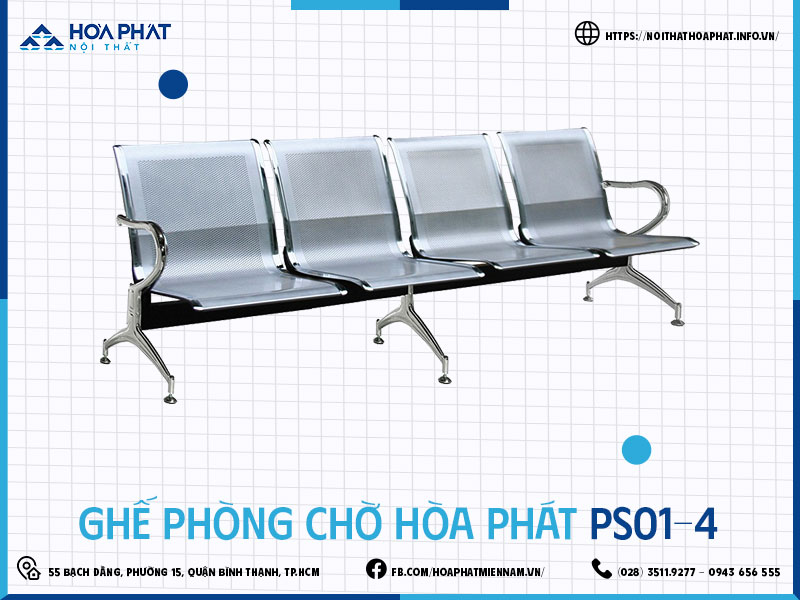 Ghế phòng chờ Hòa Phát HP5INFO PS01-4