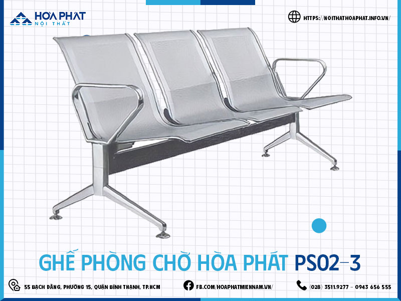 Ghế phòng chờ Hòa Phát HP5INFO PS02-3