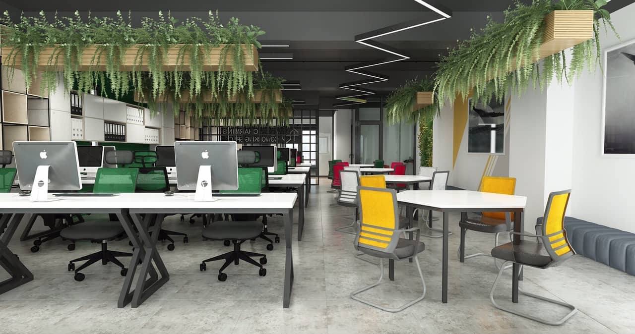 Thiết kế nội thất văn phòng chia sẻ không gian