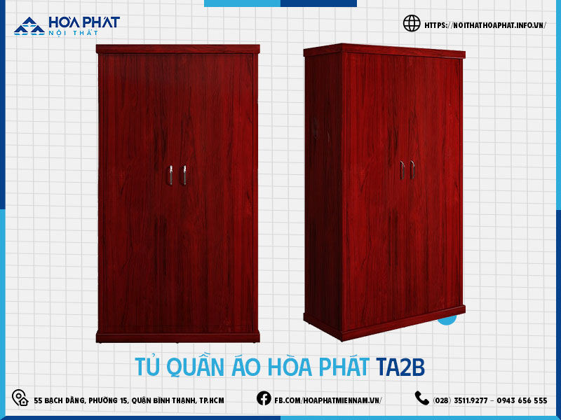 Tủ quần áo Hòa Phát HP5INFO TA2B