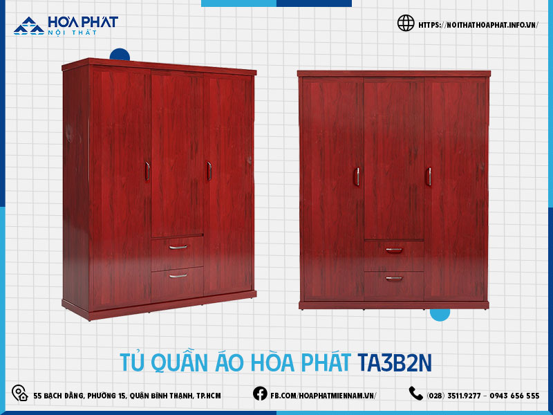 Tủ quần áo Hòa Phát HP5INFO TA3B2N