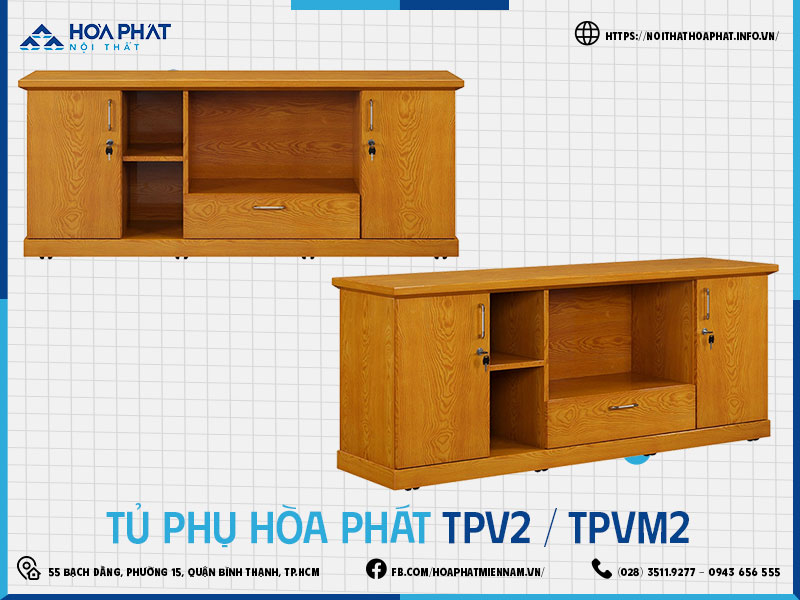 Tủ phụ Hòa Phát HP5INFO TPV2-TPVM2