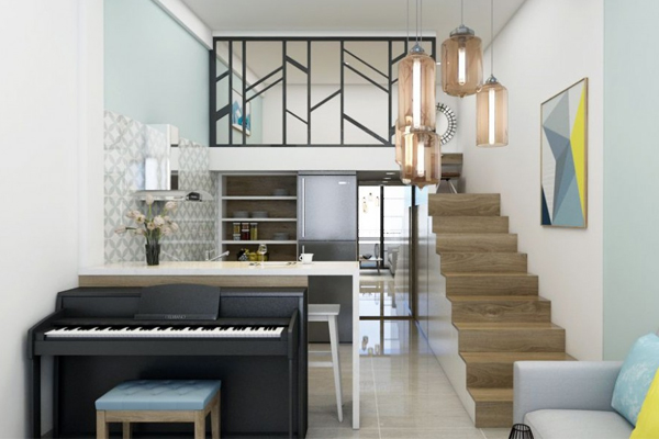 thiết kế nội thất căn hộ mini