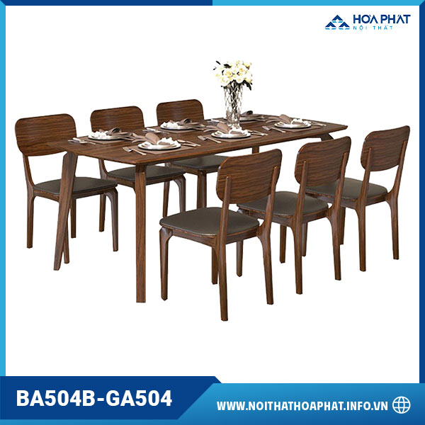 Bàn ghế ăn Hòa Phát HP5INFO BA504B-GA504