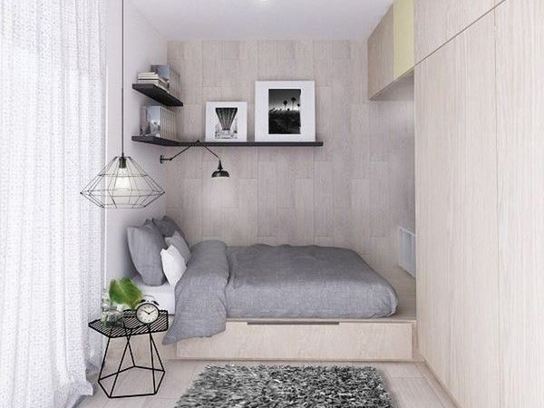 thiết kế phòng ngủ 2x3m