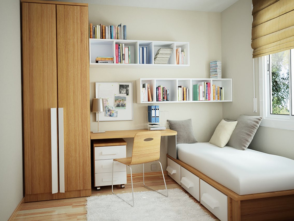 thiết kế phòng ngủ nhỏ 7m2