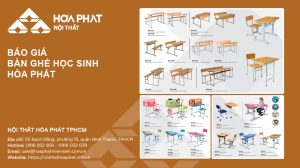 Báo giá Bàn ghế học sinh Hòa Phát