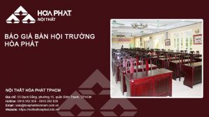 Báo giá Bàn hội trường Hòa Phát