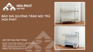 Báo giá Giường tầng nội trú Hòa Phát