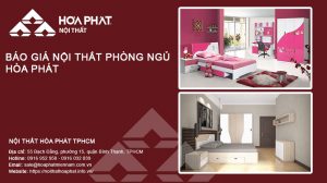 Báo giá Nội thất phòng ngủ Hòa Phát