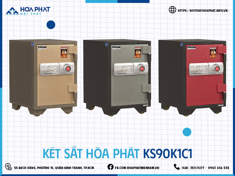 Két sắt Hòa Phát HP5INFO KS90K1C1