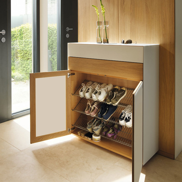 tủ giày gỗ công nghiệp - shoes cabinet design