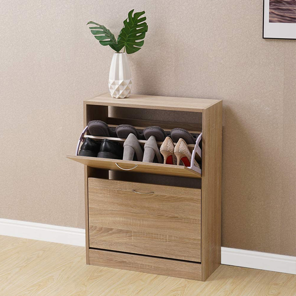 tủ giày gỗ công nghiệp - shoes cabinet design