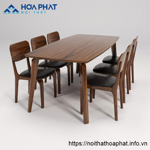 Bộ Bàn Ăn 4 Ghế Hòa Phát BA504B, GA504