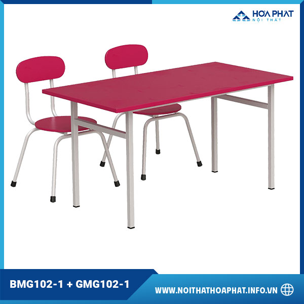 Bàn ghế học sinh Hòa Phát HP5INFO BMG102-1-GMG102-1