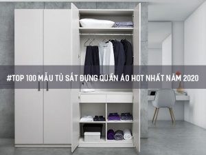 mẫu tủ sắt đựng quần áo