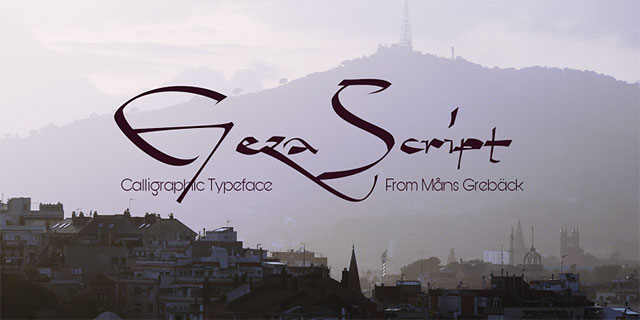 font việt hóa đẹp 2020 Geza Script