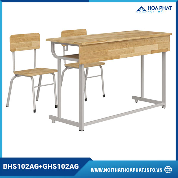 Bàn ghế học sinh Hòa Phát HP5INFO BHS102AG-GHS102AG