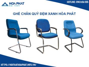 Ghế chân quỳ đệm xanh Hòa Phát