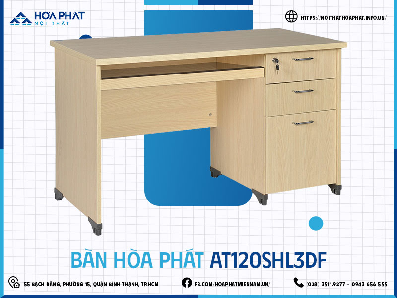Bàn Hòa Phát HP5INFO AT120SHL3DF