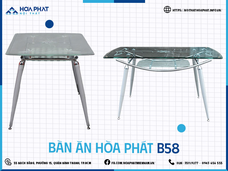 Bàn ăn Hòa Phát HP5INFO B58