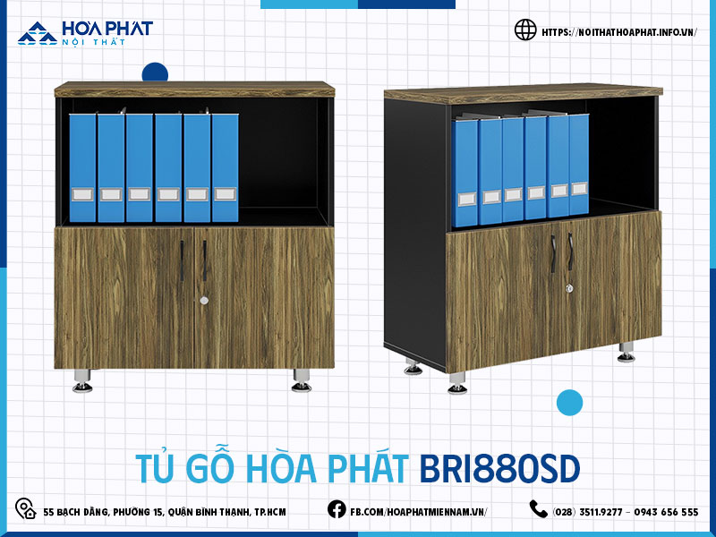Tủ gỗ Hòa Phát HP5INFO BRI880SD