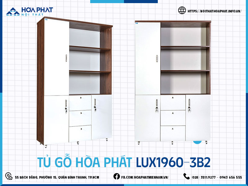 Tủ Hòa Phát HP5INFO LUX1960-3B2