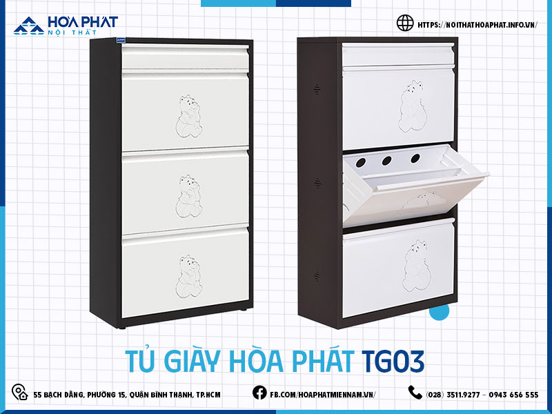 Tủ giày Hòa Phát HP5INFO TG03