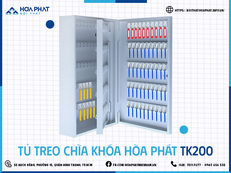 Tủ treo chìa khóa Hòa Phát HP5INFO TK200