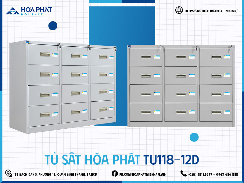 Tủ sắt Hòa Phát HP5INFO TU118-12D