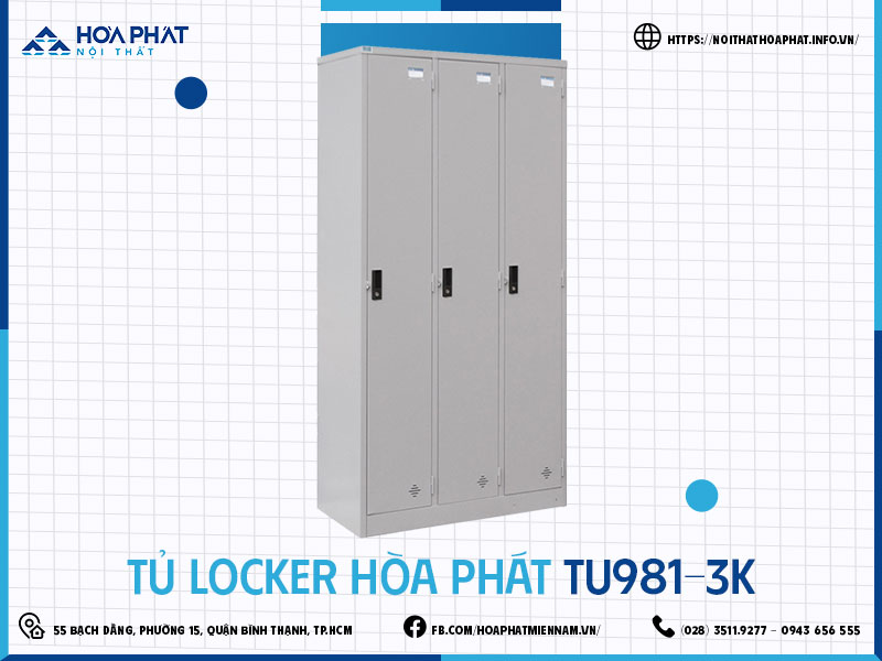 Tủ locker Hòa Phát HP5INFO TU981-3K