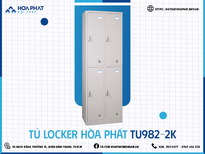 Tủ locker Hòa Phát HP5INFO TU982-2K