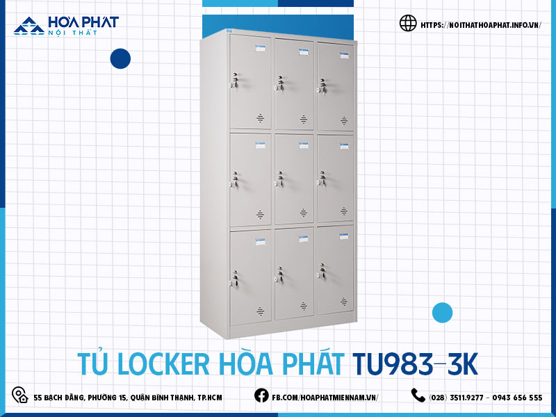 Tủ locker Hòa Phát HP5INFO TU983-3K