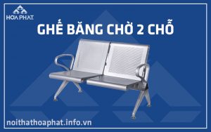 Ghế băng chờ 2 chỗ