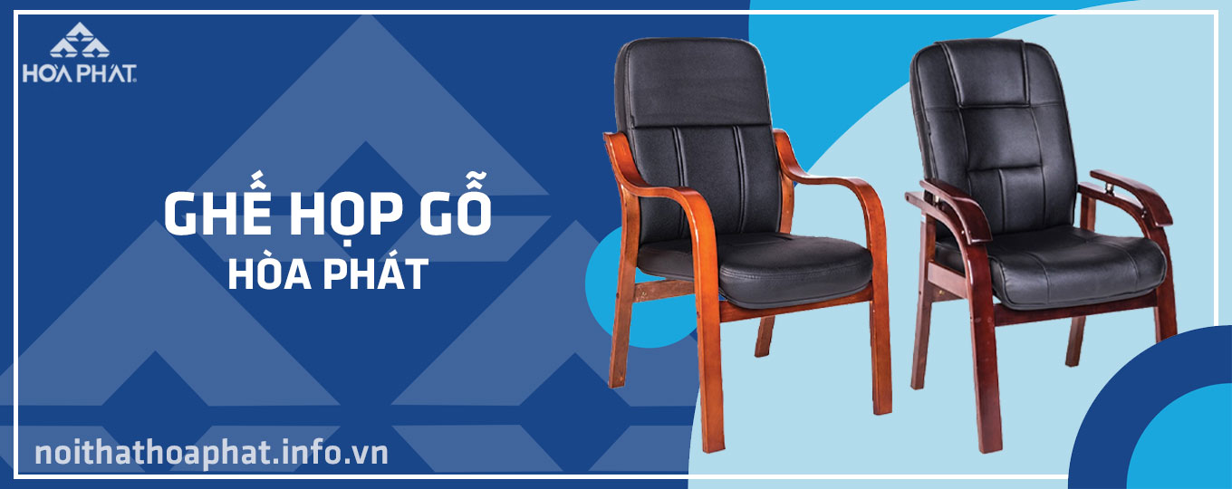 Ghế họp gỗ Hòa Phát
