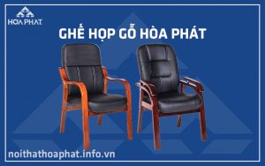 Ghế họp gỗ Hòa Phát