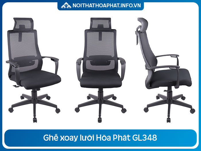 Ghế xoay lưới Hòa Phát GL348